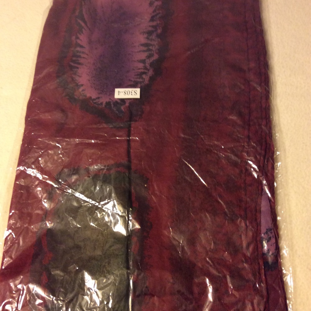 J Francis Charlotte Red Feather Scarf